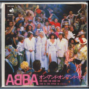 On And On And On b/w The Piper - Original 1980 Japan Discomate label 2-track 7