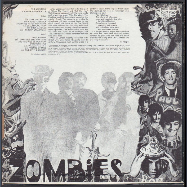 Odessey And Oracle - Original 1968 US Date label 12-track Stereo LP