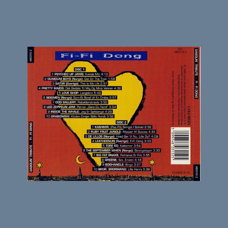 Gasolin' Tribute - Fi-Fi Dong - 1995 Austrian pressed Columbia label 20-track 2CD Set