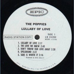 Lullaby Of Love - Original 1966 US Epic label 10-track Promotional Issue Mono LP - White labels