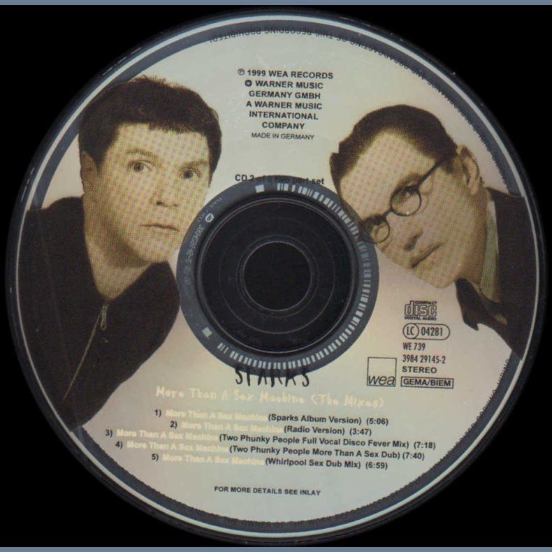 More Than A Sex Machine (The Mixes) - 1999 German WEA label 5-track Remix CD2