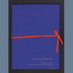 Concert For George - Original 2002 UK Royal Albert Hall 32-page Programme &amp; Schedule/Artist list