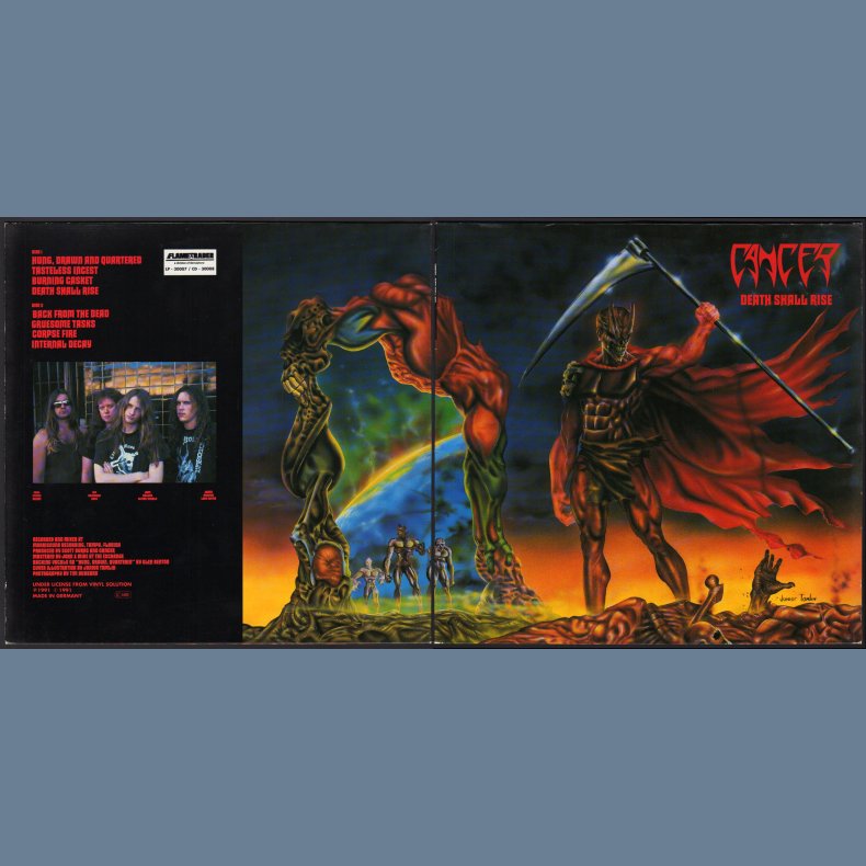 Death Shall Rise - Original 1991 German Flametrader 8-track LP