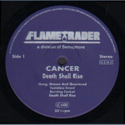Death Shall Rise - Original 1991 German Flametrader 8-track LP
