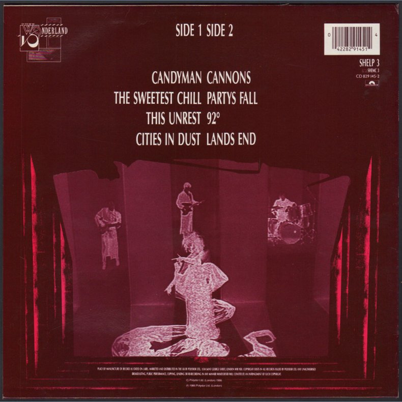 Tinderbox - Original 1986 UK Wonderland label 8-track LP