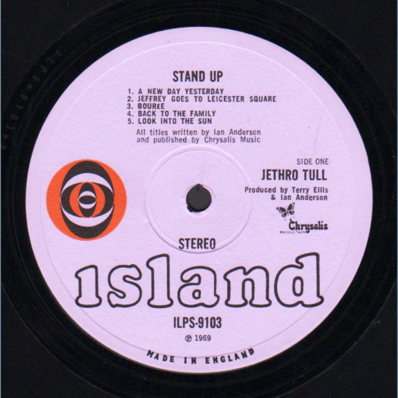 Stand Up - Original 1969 UK Island label 10-track Stereo LP - Pink 'Eye' Label Issue