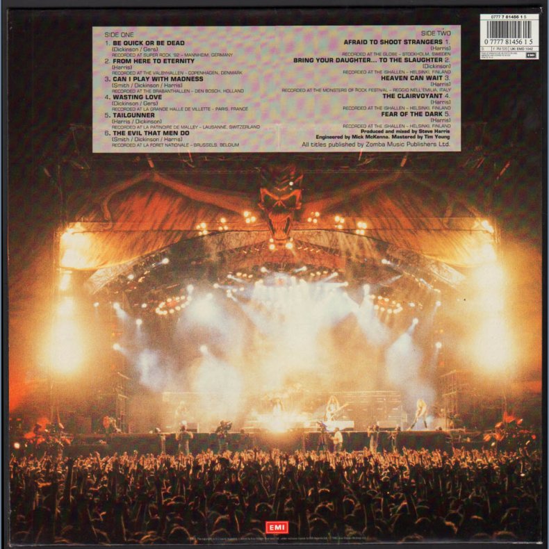 A Real Live One - Original 1993 UK EMI label 11-track LP