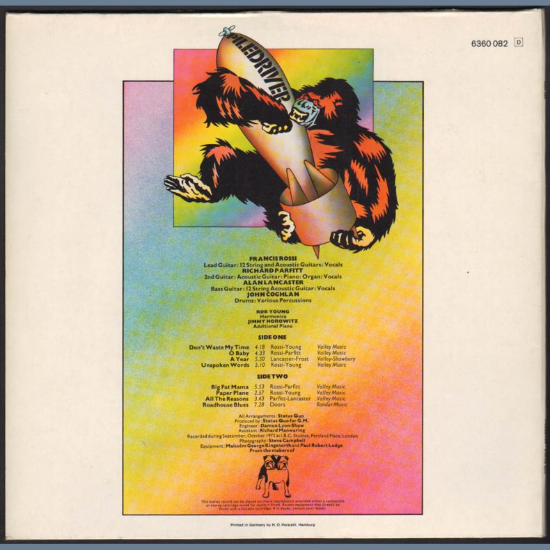 Piledriver - UK Swirl Label Issue