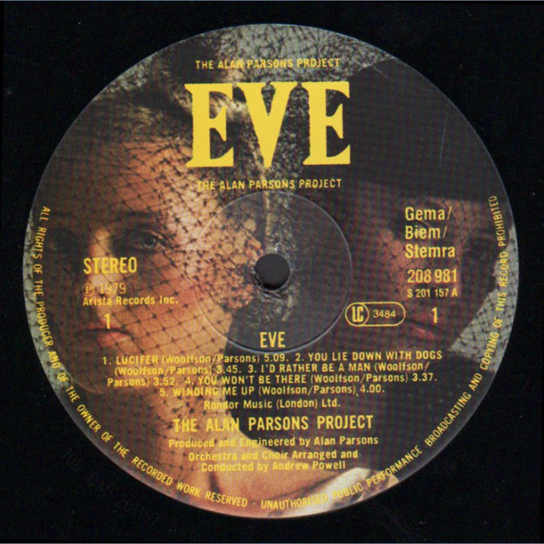 Eve - 1980ies German Arista label 7-track LP