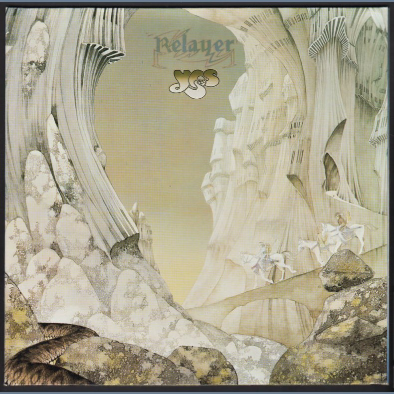 Relayer - Late 1970ies German Atlantic label 3-track LP 