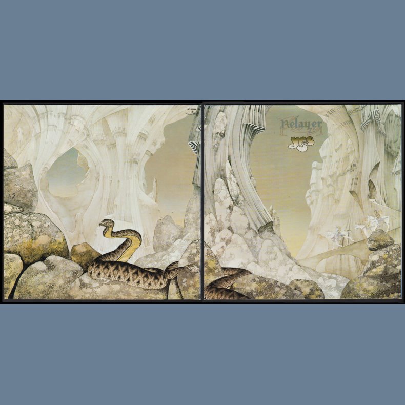 Relayer - Late 1970ies German Atlantic label 3-track LP 