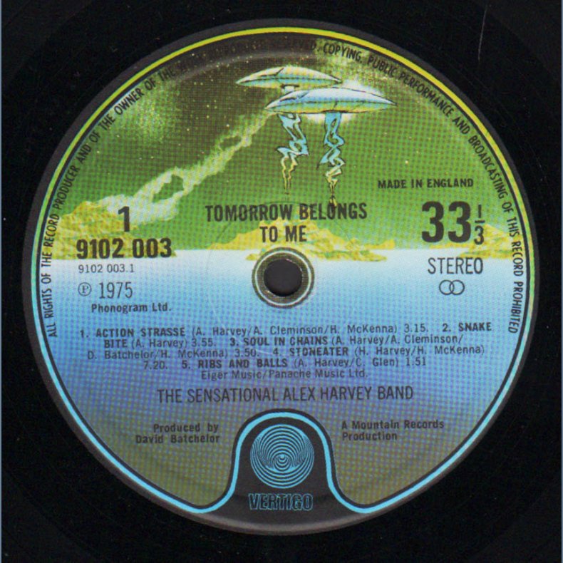 Tomorrow Belongs To Me - Original 1975 UK Vertigo label 1st Issue 10-track LP