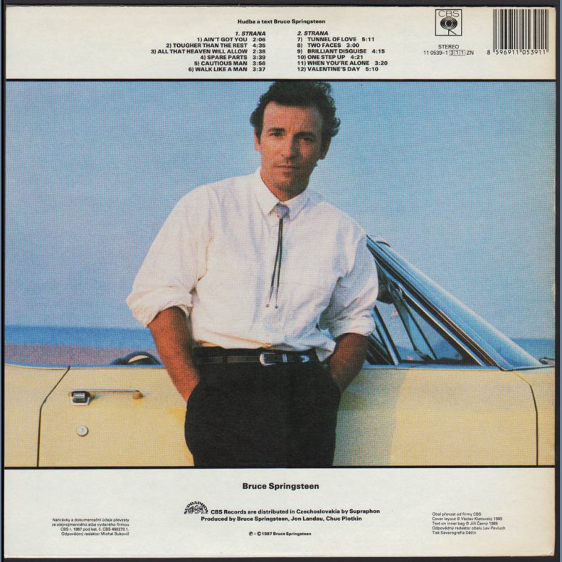 Tunnel Of Love - 1987 Czech Supraphon label 12-track LP