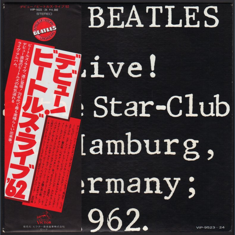 Live! At The Star Club In Hamburg Germany 1962  - Original 1977 Japanese Victor label 26-track 2LP 