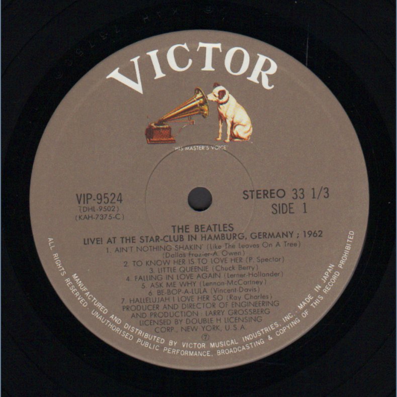 Live! At The Star Club In Hamburg Germany 1962 - Original
