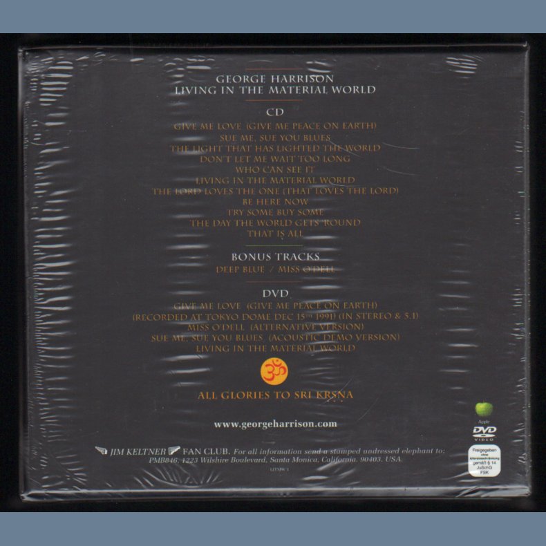 Living In The Material World - 2006 European Parlophone label deluxe limited edition CD/DVD Box
