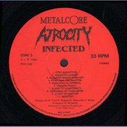 Infected - Original 1990 UK Metalcore label 19-track LP