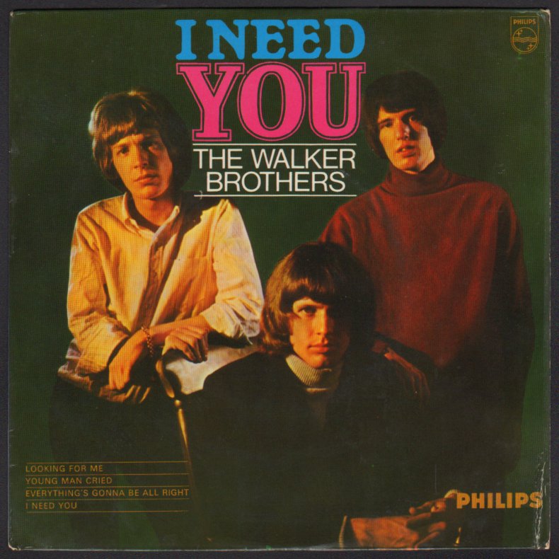 I Need You - Original 1966 UK Philips label 4-track 7" EP