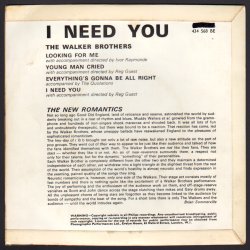 I Need You - Original 1966 UK Philips label 4-track 7" EP