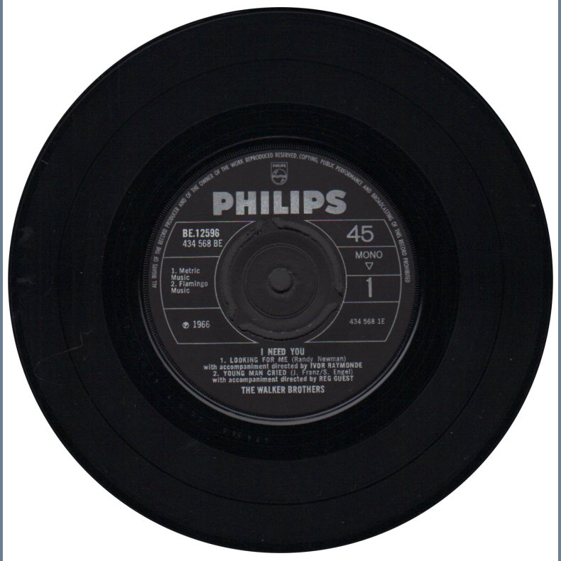 I Need You - Original 1966 UK Philips label 4-track 7" EP