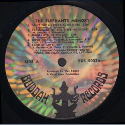 Elephant's Memory - Original 1969 US Buddha label 11-track LP