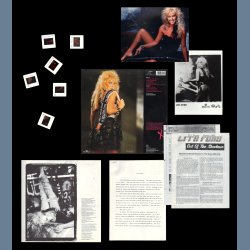 Lita - Unique 1988 German pressed 9-track vinyl - Handdecorated, Dedication, Autograph, Presskit