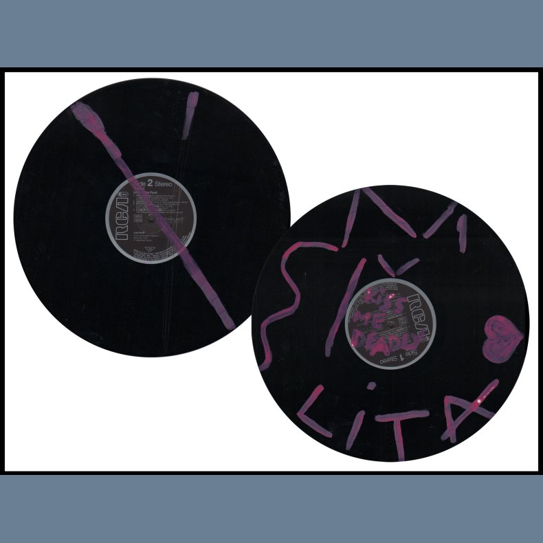 Lita - Unique 1988 German pressed 9-track vinyl - Handdecorated, Dedication, Autograph, Presskit