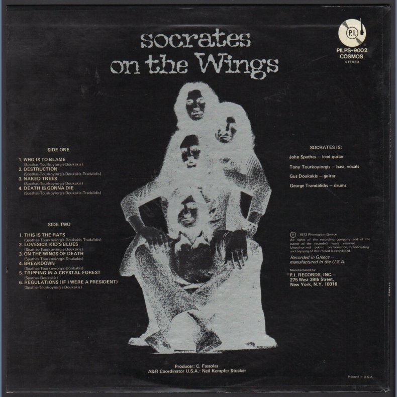 On The Wings - Original 1973 US P.I. label Cosmos Series 10-track LP