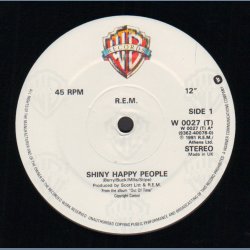 Shiny Happy People - 1991 UK Warner Bros label 3-track 12" Single
