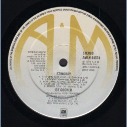 Stingray - Original 1976 UKK A&M label 10-track LP