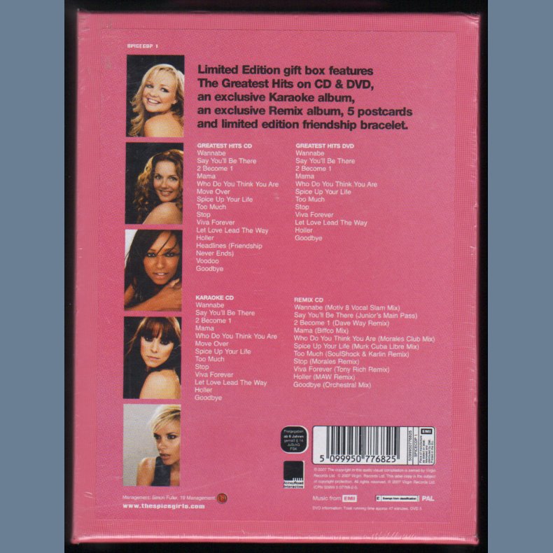 Greatest Hits - 2007 European Virgin label limited 'Giftbox' edition 4-Disc CD/DVD Box-set