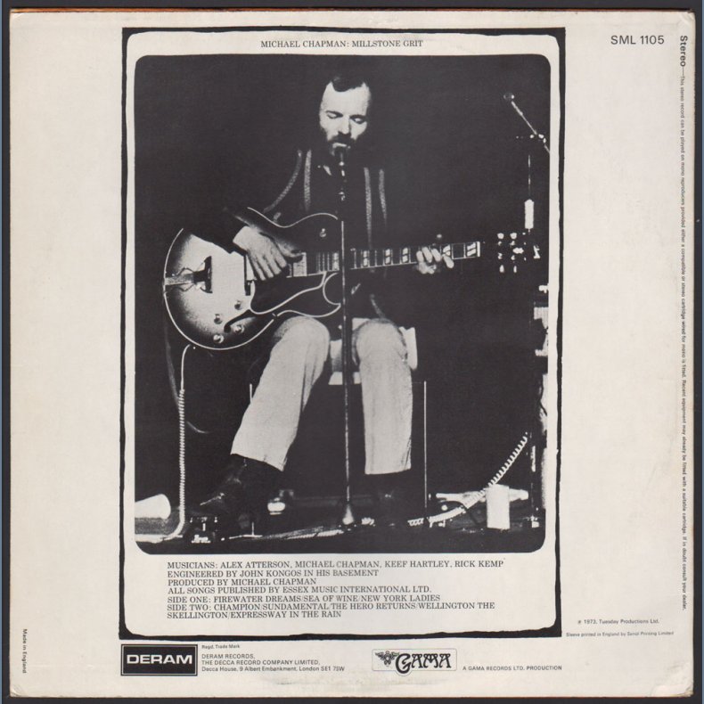 Millstone Grit - Original 1973 UK Deram label 8-track LP