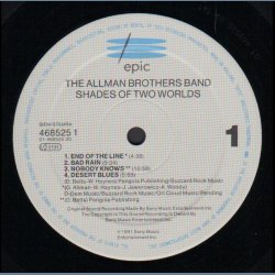 Shades Of Two Worlds - 1991 Dutch pressed Epic label 12-track LP