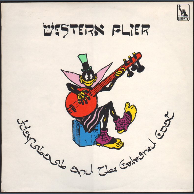 Western Flier - Original 1969 UK Liberty label 10-track LP - Light and Dark Blue Company Labels