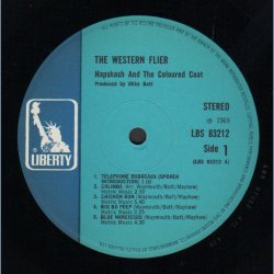 Western Flier - Original 1969 UK Liberty label 10-track LP - Light and Dark Blue Company Labels