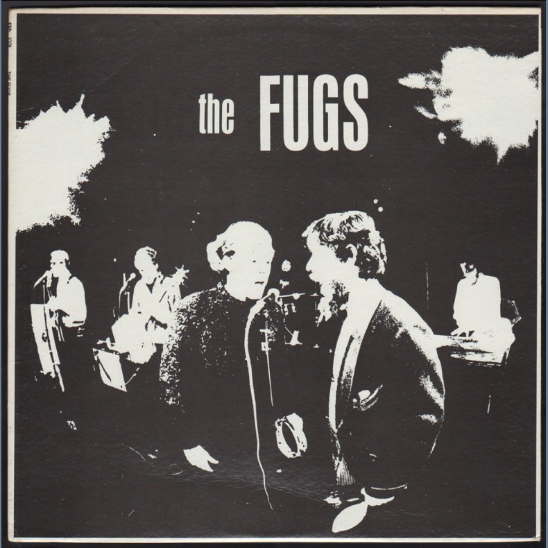 The Fugs - 1966-7 US ESP label 3rd Issue 10-track LP - Black And White Cover, Aligned Back Photos 