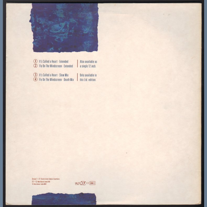 It's Called A Heart - 1985 UK Mute label 4-track Double 12" Single