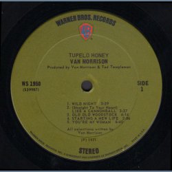 Tupelo Honey - Original 1971 US Warner Bros label 9-track LP - Incl. Poster