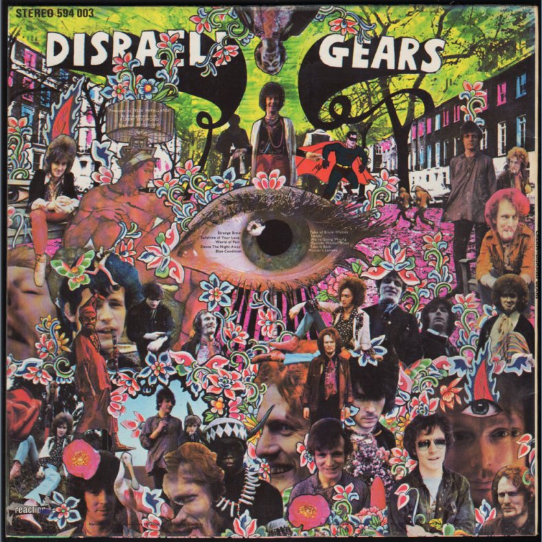 Disraeli Gears - Original 1967 UK Reaction label 1st pressing Stereo issue - A/B1 Matrix Endings