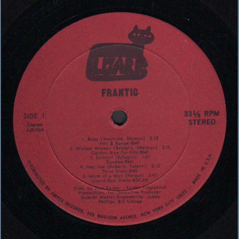 Conception - 1971 US Lizard label 10-track LP