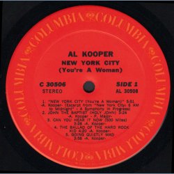 New York City (You're A Woman) - Original 1971 US Columbia label 13-track LP