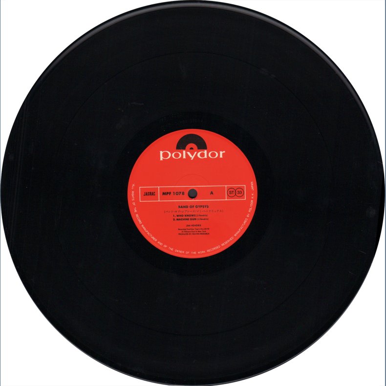 Band Of Gypsys - 1977 Japan Polydor label 6-track LP