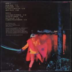 Paranoid - 1970 - 71 Italian 2nd Issue 8-track LP - Swirl Logo labels with Misspelling &amp; NCB text