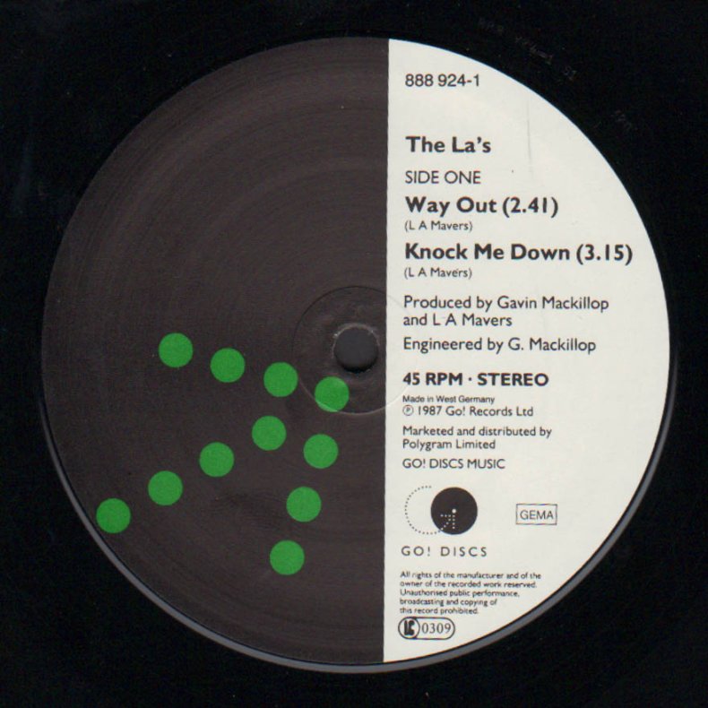 Way Out - 1993 German pressed  Go Discs! label 4-track 12" Single