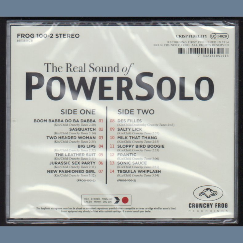 The Real Sound - 2014 Danish Crunchy Frog label 14-track CD