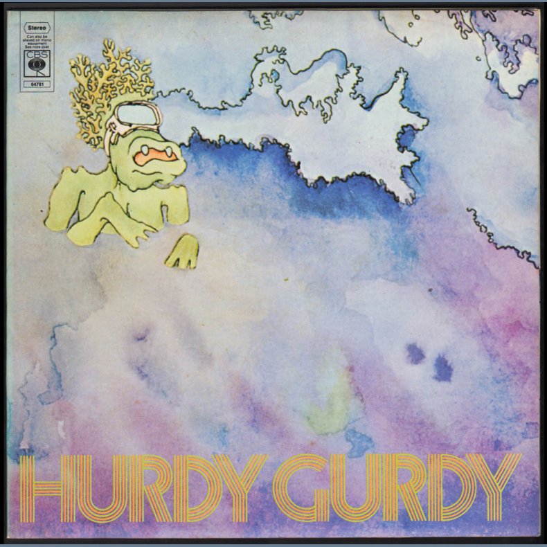 Hurdy Gurdy - Original 1972 UK CBS label 1st Issue 8-track LP