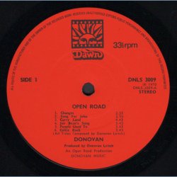 Open Road - Original 1970 UK Dawn label 12-track LP - Orange labels