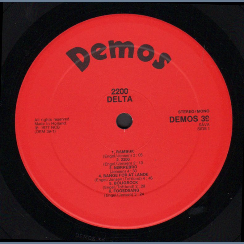 2200 - Original 1977 Dutch Demos label 11-track LP