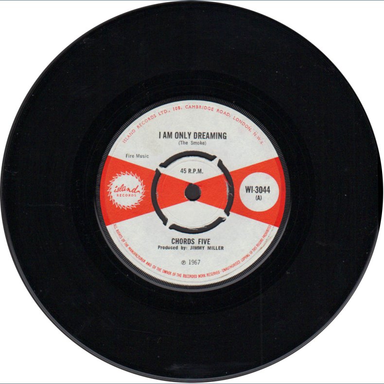 I Am Only Dreaming b/w Universal Vagrant - Original 1967 UK Island label 2-track 7" Single