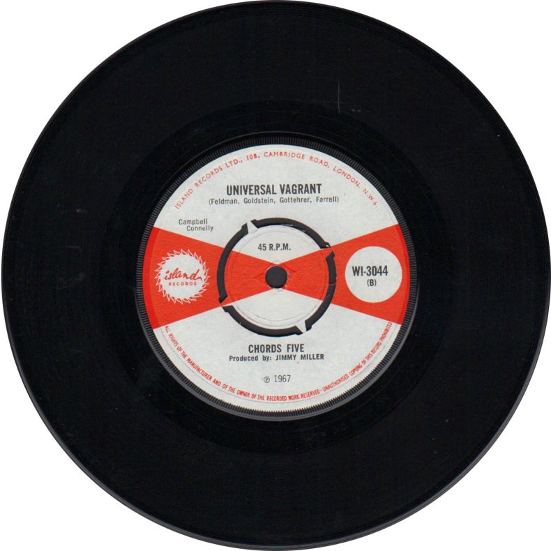 I Am Only Dreaming b/w Universal Vagrant - Original 1967 UK Island label 2-track 7" Single